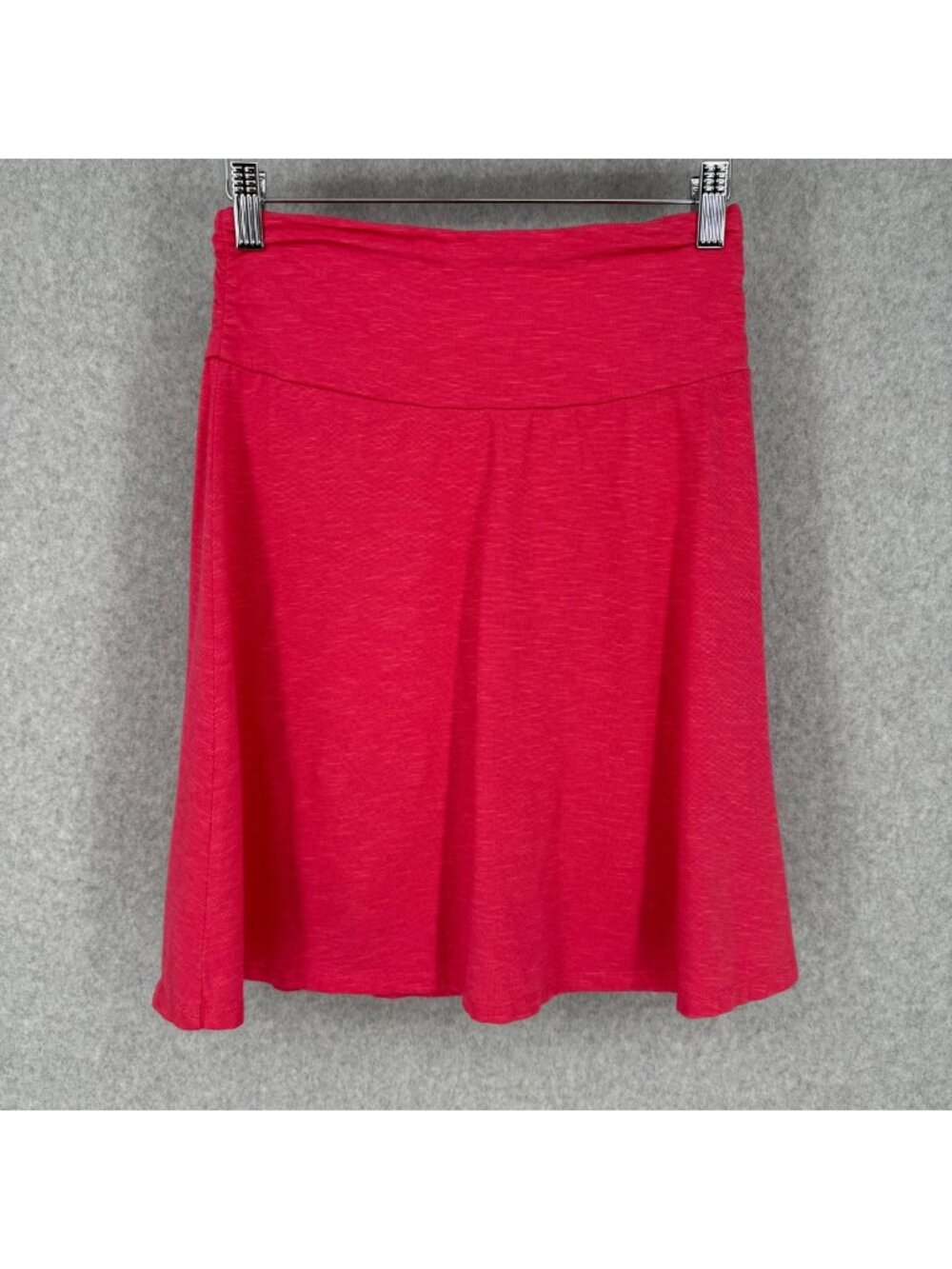 Toad Co Womens Chaka Skirt Size XS Pink Coral Pull On Casual Pocket Knee Length